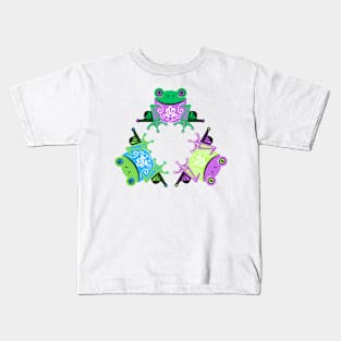 Three Frogs Kids T-Shirt